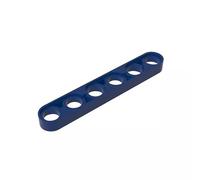 32063 Hole Arm Plate Technic Beam 1x6 Thin 10 Pieces GDS-694 Compatible with Lego Building Blocks Color:Dark Blue