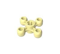32072 Technic Knob Wheel 50 Pieces High-Precision MOC Building Bricks Replacement Parts Compatible with Lego bricks GDS-1179 Light yellow