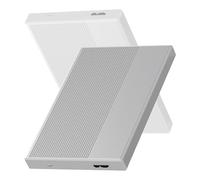 320GB External Hard Drive USB 3.0 Portable Hard Drive 2.5 inch External HDD High-Speed Data Transfer Storage and Backup Drive for PS4, PS5, Desktop, PC, Laptop, MAC, Gaming Console (Silver)