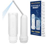 320ML Portable Bidet - Handheld Personal Travel Bidet | 350ml/min Flow with 3 Pressure Options | Toilet Water Sprayer for Men & Women | Personal Hygiene Cleaning & Soothing Personal Self Care