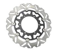 320mm 270mm Front Floating Brake Disc Rotor Compatible With WR250 1998-2007 WR250F 2001-2021 WR450F 1998-2000 WR450F 2003-2019 Motorcycle Brake Rotor Replacement(320mm Black)
