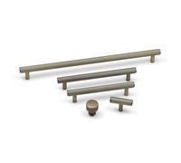 320mm Antique Brass Reeded Cabinet Handle Textured Cupboard Door Drawer Furniture Pull