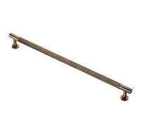 320mm Antique Brass Reeded Handle
