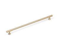 320mm Brushed Brass Reeded T-Bar Cabinet Handle