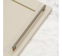 320mm Brushed Nickel Cabinet Handle Textured Knurled Kitchen Bedroom Bathroom Cupboard Door Drawer Pull Furniture Replacement