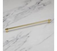 320mm Gloss Gold Cabinet Handle Polished Cupboard Door Drawer Furniture Pull Industrial Pipe Design