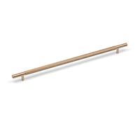 320mm Gold Brass Knurled Cabinet Handle Textured Cupboard Door Drawer T-Bar Pull Wardrobe Furniture Replacement Upcycle