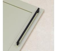 320mm Matt Black Knurled Textured Kitchen Cabinet Handle | Cupboard Door Drawer Pull Wardrobe Furniture Replacement