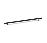 320mm Matt Black Knurled Cabinet Handle Textured Dark Cupboard Door Drawer T-Bar Pull Wardrobe Furniture Replacement Upcycle