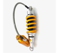 320mm Motorcycle Center Rear Shock Dual Damping Adjustable Suspension Strut Replacement Parts For CB650(Yellow)
