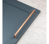 320mm Satin Copper Kitchen Cupboard Handle Square Rose Gold Cabinet Drawer Pull Wardrobe Furniture Replacement Upcycle