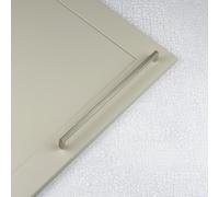 320mm Satin Nickel Cabinet Handle Grey Brushed Square Cupboard Door Drawer Pull Wardrobe Furniture Replacement Upcycle