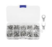 320Pcs/Box Terminal Connector Cold Pressed Assorted Kit OT/UT Crimp Terminals Copper Nose Wiring Fork Set 10 in 1 MQXFCZUX