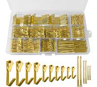 320pcs Heavy Duty Picture Hooks, Picture Hanging Kit for Hard Walls Picture Hanging Hooks with Nails & Hooks Picture Hangers