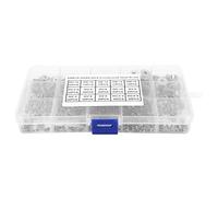 320pcs M2 to M6 Screws Assortment Kit, Stainless Steel SS304 Hex Socket Flat Head Hex Socket Cap Screws Bolts