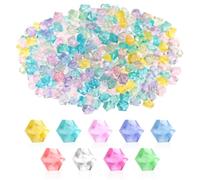 320pcs Mini Glow In The Dark Pebbles, Small Glowing Stones Multicolored Glow In The Dark Stones For Garden, Luminous Stone for Vase Filling, Fishbowl Decoration and Children's Games