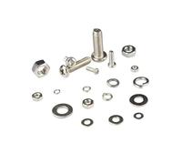 320pcs Premium 304 Stainless Steel Screws And Nut Assortment Kit - Corrosion-Resistant, Snap-in Nuts, M2