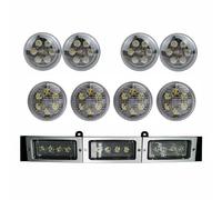 320W 9 Pack Led tractor headlight Kit Compatible with John Deere 50 Series tractor headlights: 4050, 4250, 4450, 4650, 4850+