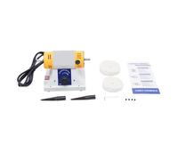 320W Jewelry Polisher Adjustable Speed with Cloth Wheels Polishing Machine Multi Function Bench Buffer Easy to Use