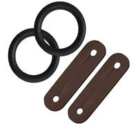 322 PEACOCK STIRRUPS RUBBER RINGS & LEATHER TABS FOR SAFETY STIRRUP IRONS