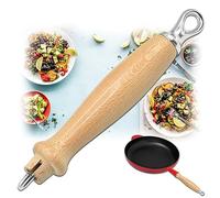 322 Replacements Handles Compatible with Le Creuset Frying Pan Replacement Sturdy Wooden Handle