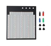 3220 Contact Points Solderless Breadboard Circuit Test Board with 4 Terminals, Designed for Rapid Prototyping, Debugging and Robot Projects with Base