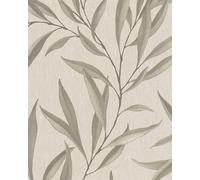 Galerie Avalon Tree Leaf Beige Wallpaper 32204, Cream
