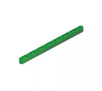 32278 Technic Beam 1X15 Thick 10 Pieces High-Precision MOC Building Bricks Replacement Parts Compatible with Lego bricks GDS-668 Bright Green