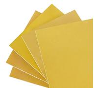 3240 Epoxy Fiberglass Sheet - 250mm x 250mm High-Temp Resistant Electrical Insulation Board(1mm 5Pcs)