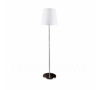 3247 Floor Lamp Medium Satin/ Brushed Nickel/ White