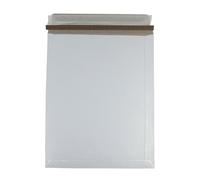 324mm x 229mm A4/C4 White Cardboard Envelopes - Pack of 100 - Heavy Duty All Board Mailer, Peel and Seal Closure, Rip and Strip Opening