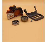 .325"-7T Clutch Drum Chain Brake Cover Handle Guard Lever Kit Compatible with Husqvarna 340 345 350 353 Chainsaw Parts