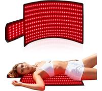 325-Bead Red Light Therapy Pad, Red Light Infrared Heating Mat, Dual-Wavelength Waist Support Belt