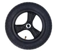 325mm Rear Caster Replacement with Alloy Steel Hub and Non Slip Rubber Tread, 40PSI Max Pressure Inflatable Wheel for Electric Wheelchairs and Strollers