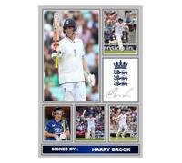 (326) Harry Brook England Signed photograph A4 (21 X 297 CM) a4 print ##(REPRINT) #####