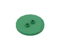 32627 4x4 Round Minifigure Baseplate 10 Pieces GDS-90362 Compatible with Lego MOC Building Blocks Color:Green 28