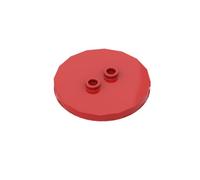 32627 4x4 Round Minifigure Baseplate 10 Pieces GDS-90362 Compatible with Lego MOC Building Blocks Color:Red 21