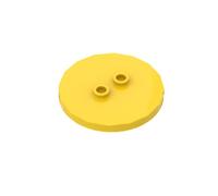 32627 4x4 Round Minifigure Baseplate 10 Pieces GDS-90362 Compatible with Lego MOC Building Blocks Color:Yellow 24