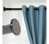 328-377cm Tension Rods for Curtains, 32mm Extendable Curtain Poles No Drill | Long Telescopic Curtain Rod, Heavy Duty Spring Pole for Large Window, Patio, Living Room and Room Divider