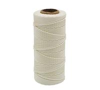 328 Feet Bricklaying Line, Braided Brick Builders Line Strong String Line for Building, Gardening, Marking and DIY Projects (Pearl White)