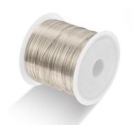328 Feet Jewelry Making Wire, 28 Gauge Wire for Jewelry Making,0.3mm Dead Soft Round Gold Filled Brass Wires for Wrapping and Crafting (Sliver)