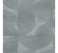 32820 - Perfecto2 Rustic Circle Grey Galerie Wallpaper