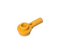32828 Hinge Plate Plate Round 1x1 with Hollow Stud and Horizontal Bar 1L 50 Pieces GDS-1570 Compatible with Lego Building Blocks Color:Bright Light Orange