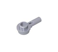 32828 Hinge Plate Plate Round 1x1 with Hollow Stud and Horizontal Bar 1L 50 Pieces GDS-1570 Compatible with Lego Building Blocks Color:Flat Silver