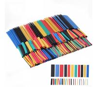 328pcs Polyolefin Heat Shrink Tubing J Type Variant With Black Only Configuration For Uniform Industrial Use(530pcs)