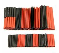 328pcs Polyolefin Heat Shrink Tubing J Type Variant With Black Only Configuration For Uniform Industrial Use(127pcs (P))