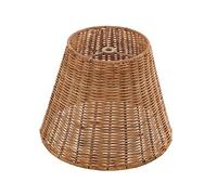 32985, Empire Natural Rattan Spider Shade, 6" Top x 10" Bottom x 8" Slant