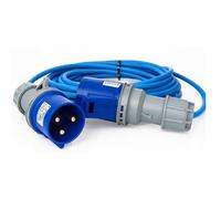 32A 3-Pin Single Phase Extension Lead 5m 240V IP44 Arctic Flex PVC 4.0mm² Heavy Duty Cable - PAT Tested 5 metre