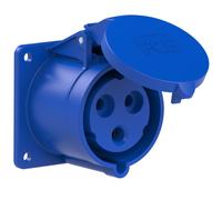 32A 3P 230V/75x75/Blue Twist 323-6f7 Whiteboard Socket
