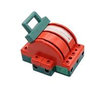 32A 3P Double Throw Transfer Switch, 220V Heavy Duty Power Isolator | Fireproof bakelite casing, solid brass terminals, prevents electrical arcing, safe routing for mains & generator supplies
